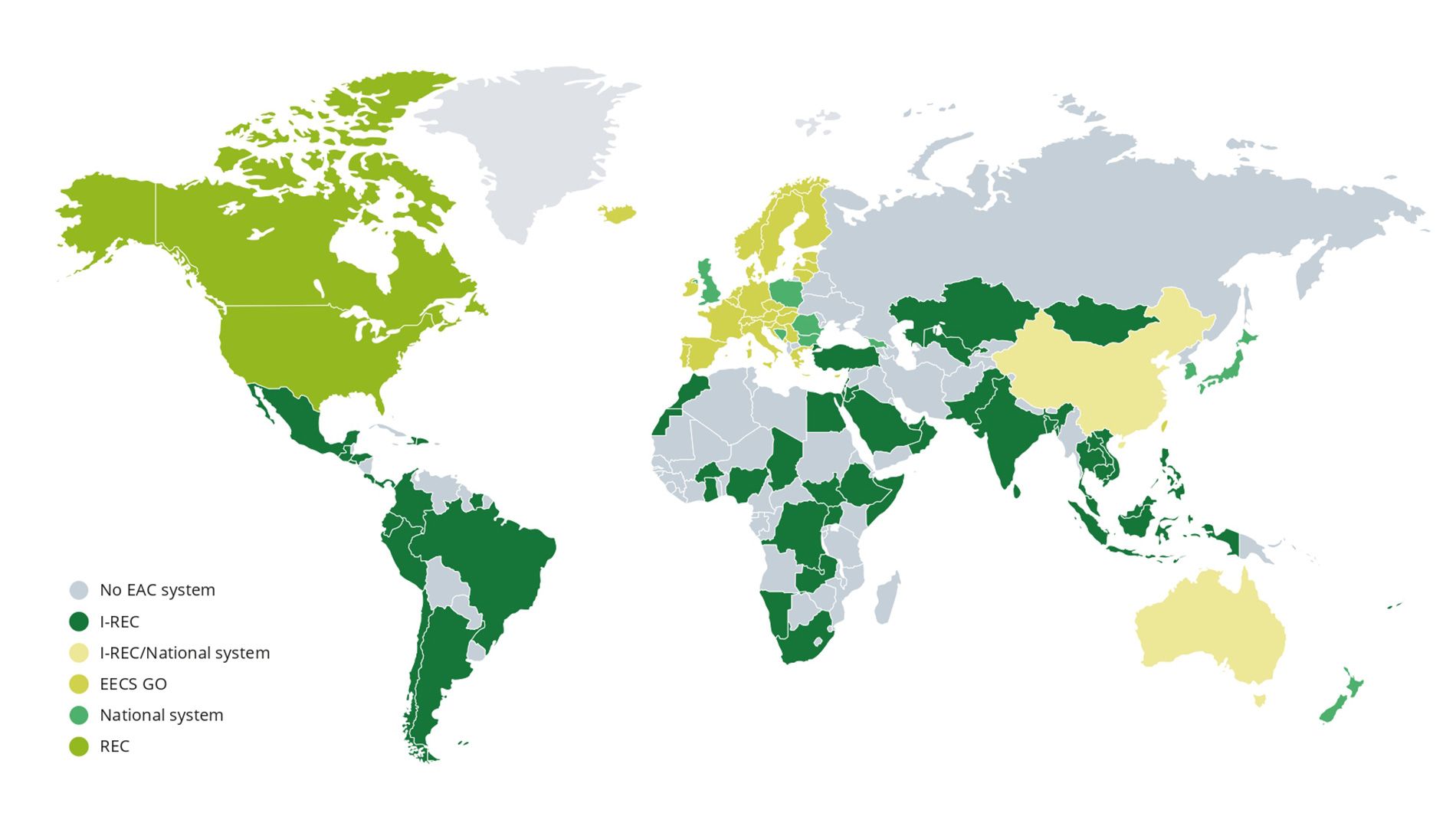 EACs World Map